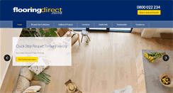 Desktop Screenshot of flooringdirect.co.nz